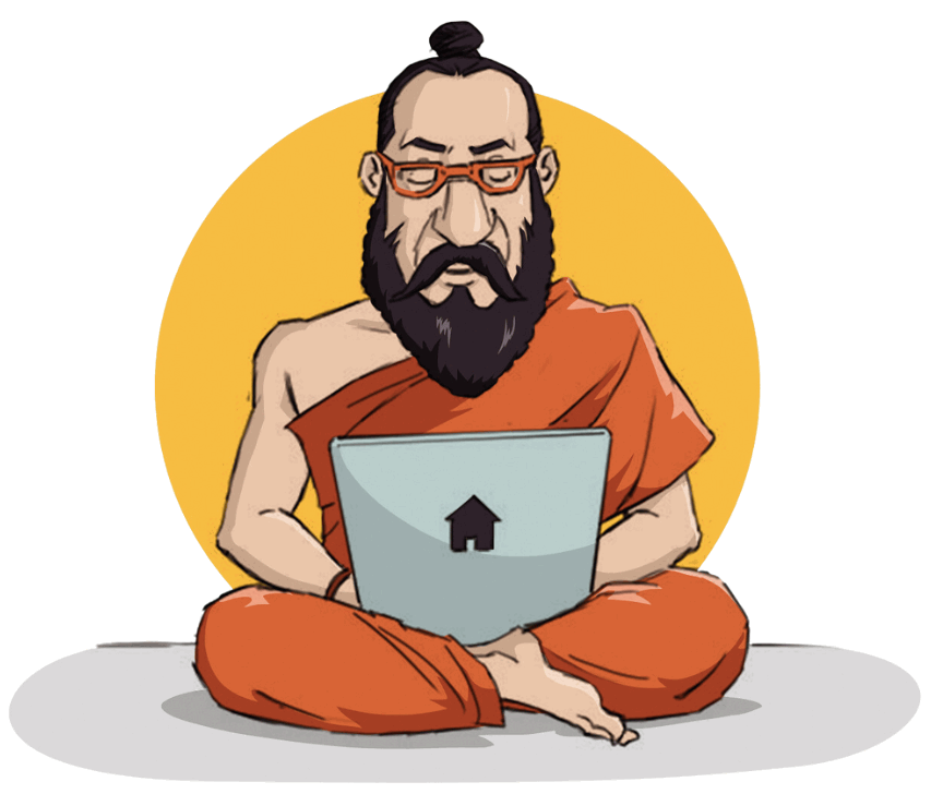 Sitting guru image